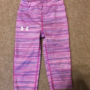 Girls youth under amour capris